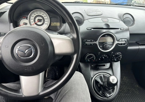 Mazda 2 cena 14900 przebieg: 160000, rok produkcji 2009 z Szczecin małe 742